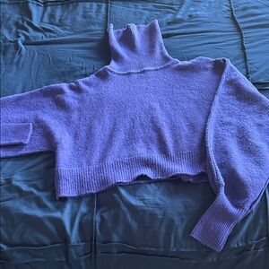 Urban Outfitters Vibrant Purple Cowl Neck Sweater size Small